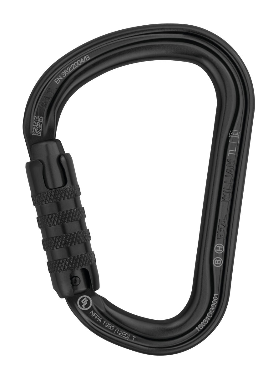 Petzl WILLIAM - Leichtgewichtiger, großer asymmetrischer Karabiner