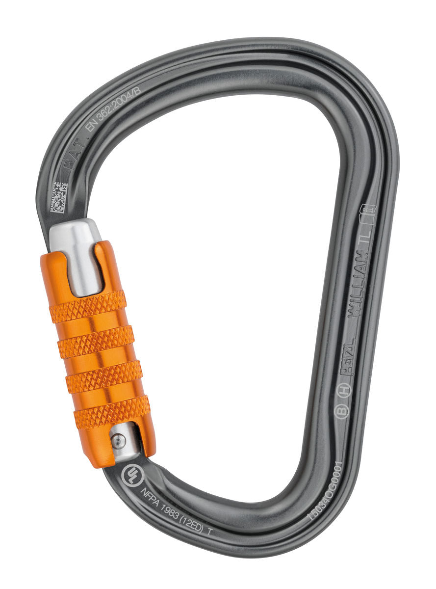Petzl WILLIAM - Leichtgewichtiger, großer asymmetrischer Karabiner